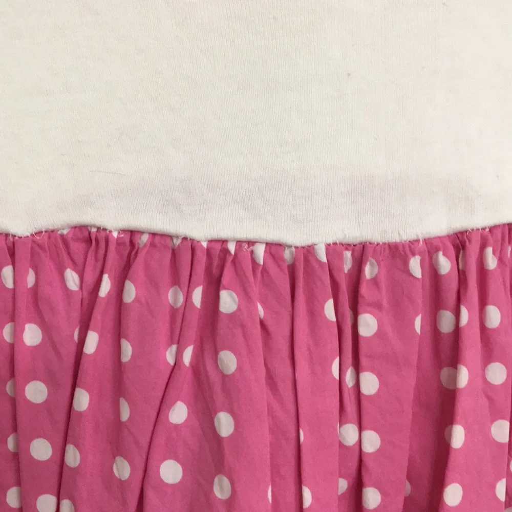 ❤️Baby Gap dress Valentine 3T white pink polka dot